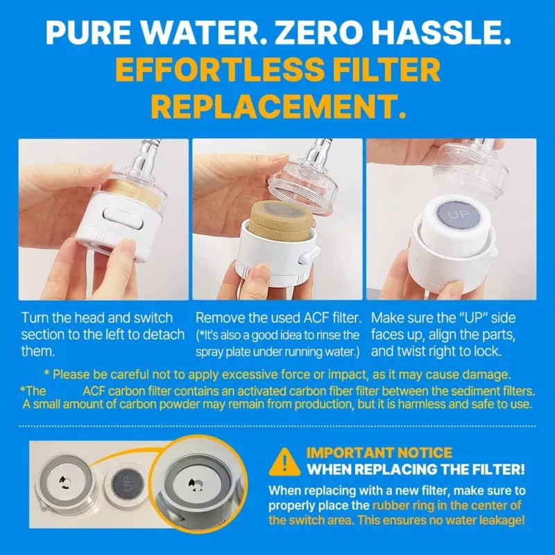 A20F-For Atojet AJ-8310 For Kitchen Pure Sediment Replacement Filter 4PCS Filtered For Kitchen Sink Faucet Refill Filter