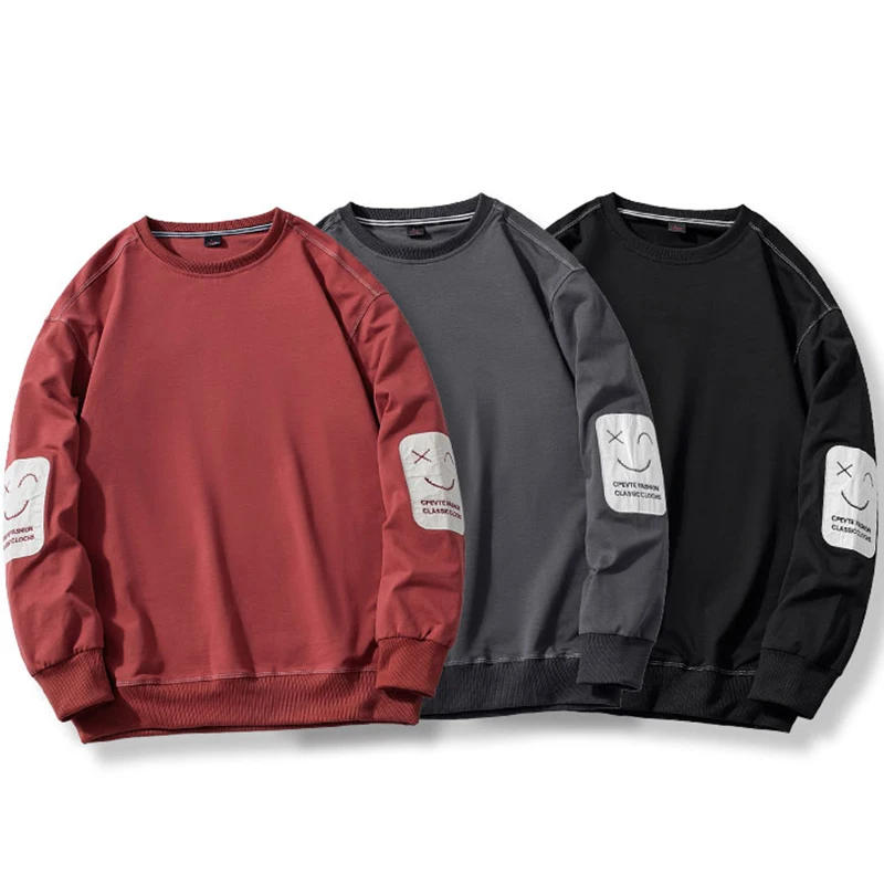 Good Quality Sweatshirt Men Autumn Hoody Boy Cotton Thick T Shirt Male Pullover Men Plus Size 6XL Sweatshirts Men Clothing Youth