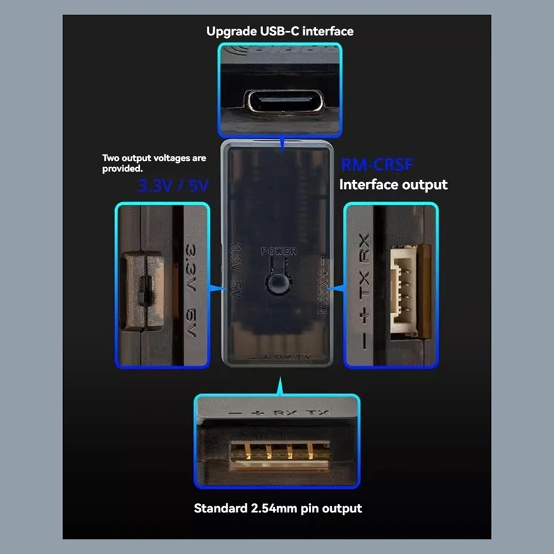 Приемник Expresslrs ELRS USB UART Flasher V2, прошивка, мигающий ключ для RP1 RP2 RP3 RP3-H RP4TD ER4 ER6G ER8G