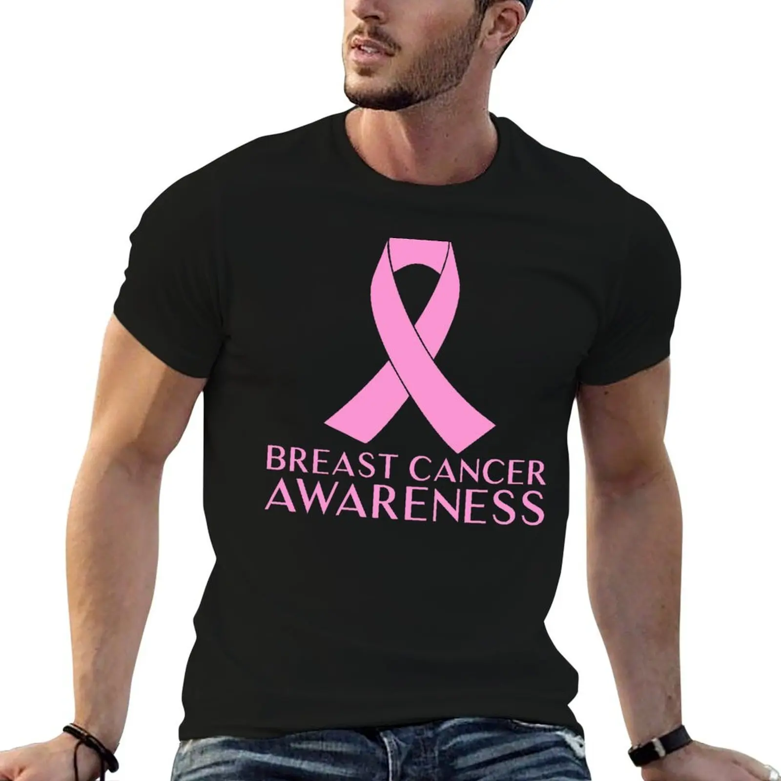 

Breast Cancer Awareness T-Shirt man t shirts cotton t shirts for man cotton soft essential t shirt T-shirt