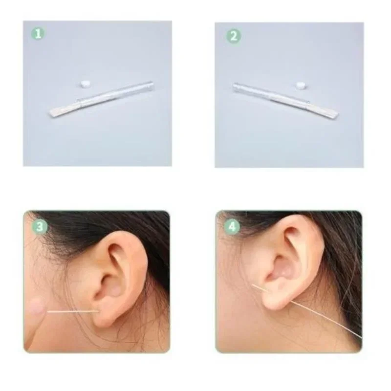 60/320PCS Ear Cleaning Line Portable Disposable Ear Hole Cleaner Dental Floss Ear Hole Care Tool Kit Piercing Cleaning Line