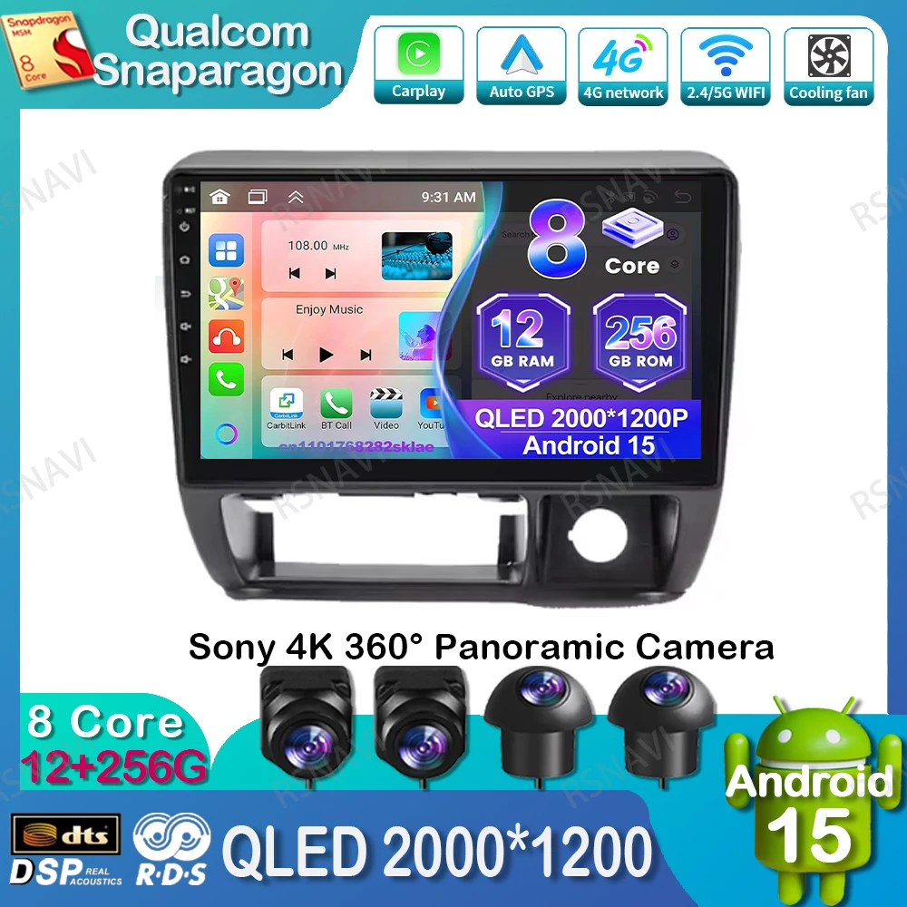 

Car Radio Android 15 For Suzuki Jimny 1998-2004 Autoradio IPS Viedo Player Navigation 8 Core 9/10 Inch Multimedia DVD DSP RDS BT