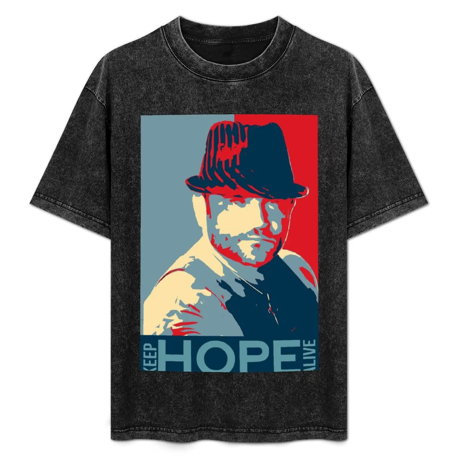 

CBS Survivor Russell Hantz Poster- Keep Hope Alive T-Shirt hippie clothes quick-drying big and tall t shirts for men