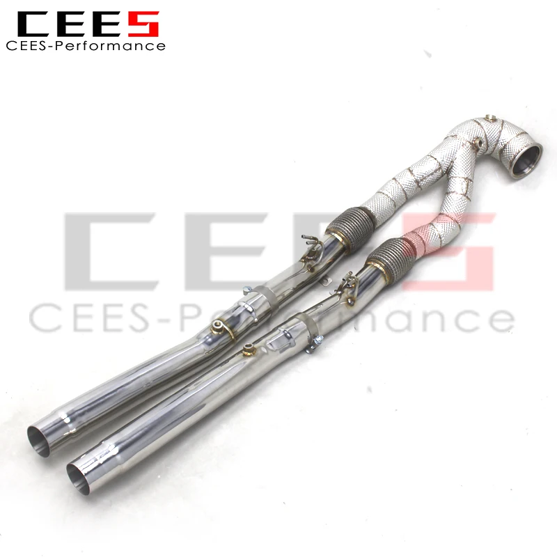 CEES Performance Exhaust Downpipe For Audi RS3 TTRS 2.5T 2019-2023 Racing Car Exhaust system Competition downpipe