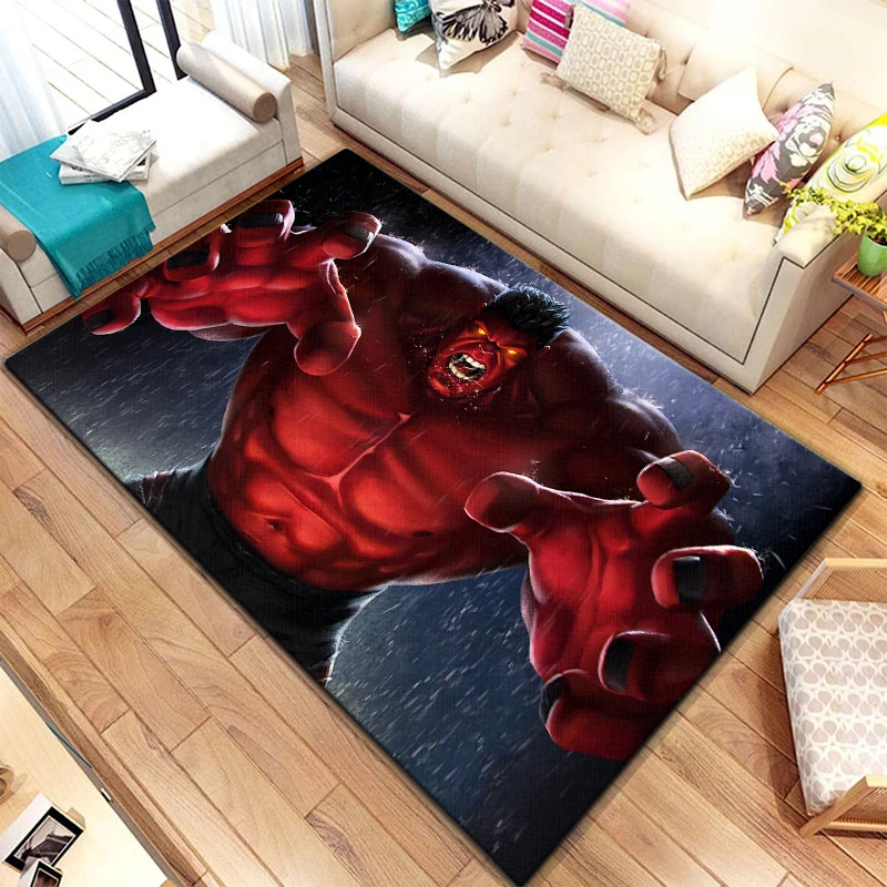 Movie The Hulk printed area carpet for children Living room Bedroom floor mat Kitchen mat Children\'s Bedroom Mat