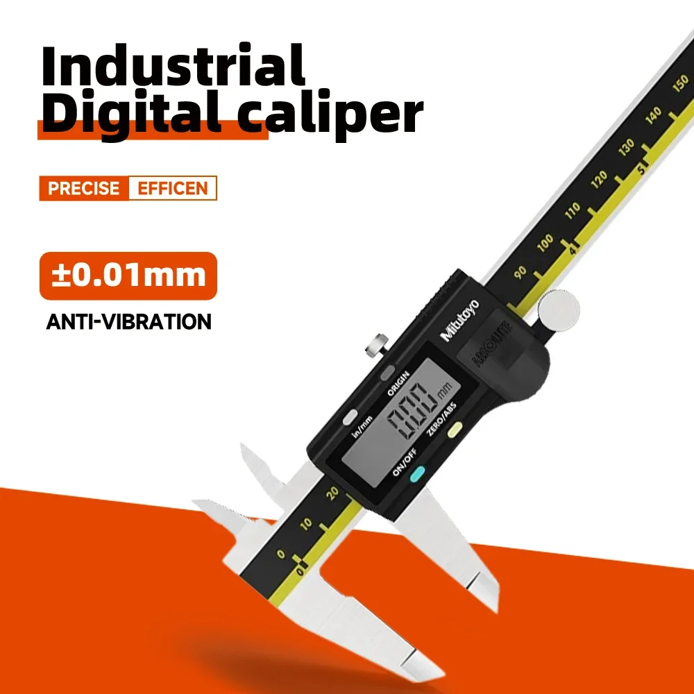 

Mitutoyo LCD Digital Caliper Vernier 150/200/300mm 500-197-30 Vernier Calipers 8in Electronic Measuring Stainless Steel Caliper