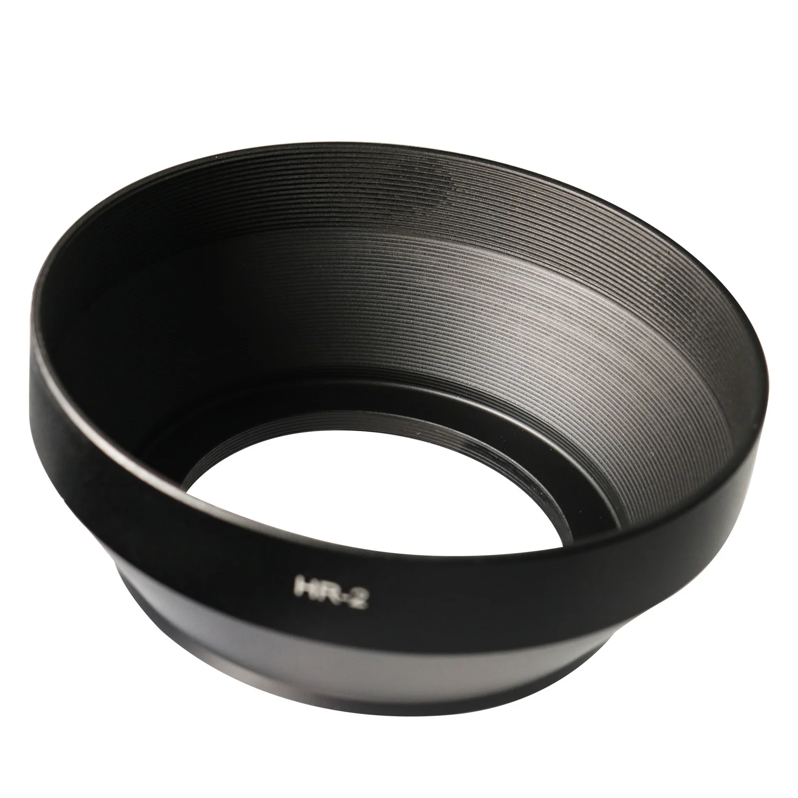 LinGo 52mm Metal Screw-in Camera Lens Hood for 50mm f/1.4D f/1.8D & f/1.2 Lens, HR-2 Style Replacement Cylindrical Sunshade