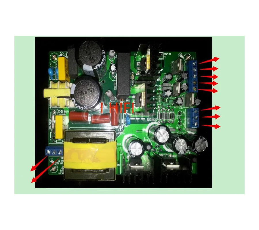Отличный усилитель 500 Вт, плата импульсного источника питания, блок питания двойного напряжения +/-30 В +/-55 В +/- 60 В постоянного тока +/- 50 В постоянного тока +/-70 в, стабильная производительность