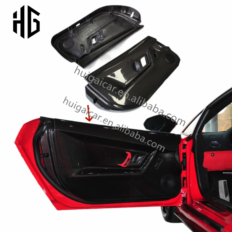 

Factory Wholesale 3K Glossy Carbon Fiber Interior Door Trims Indoor Panels for Lambo Gallardo Lp540 Lp550 Lp560 Lp570 Door Panel