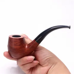 Rosewood Tobacco Apple Pipe Set Accessories 9MM Activated Carbon Paper Filter Sandalwood Smoking Pipe