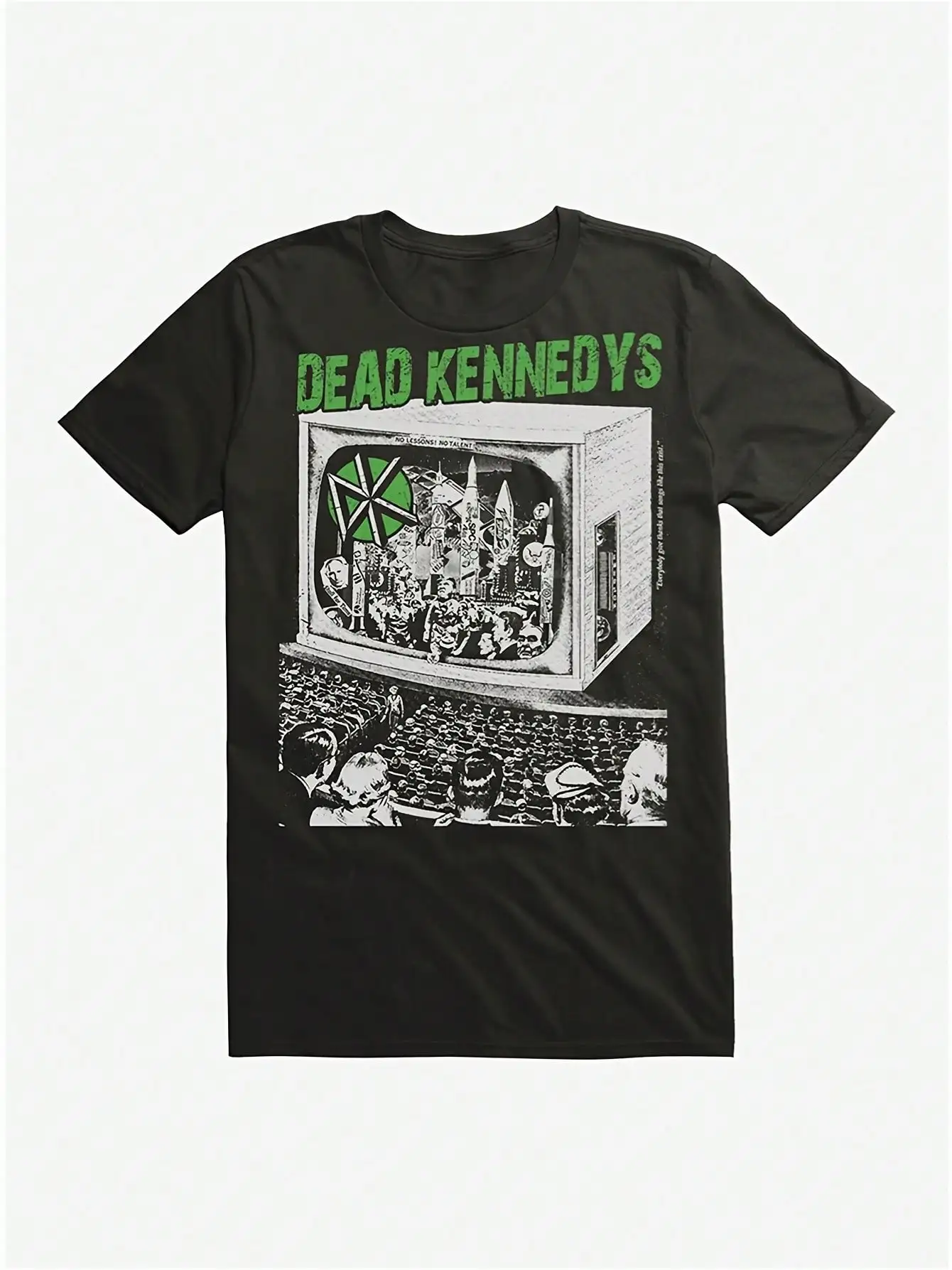 Dead Kennedys Graphic Print Men's T-Shirt Black 220g Pure Cotton Short Sleeve Crew Neck Casual Style Perfect for Parties