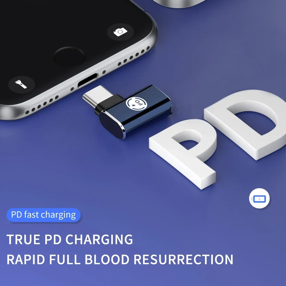 휴대폰용 슈퍼 충전 어댑터, 라이트닝 암-C 타입 수 케이블 어댑터 컨버터, 아이폰 USB C-조명 커넥터, 35W