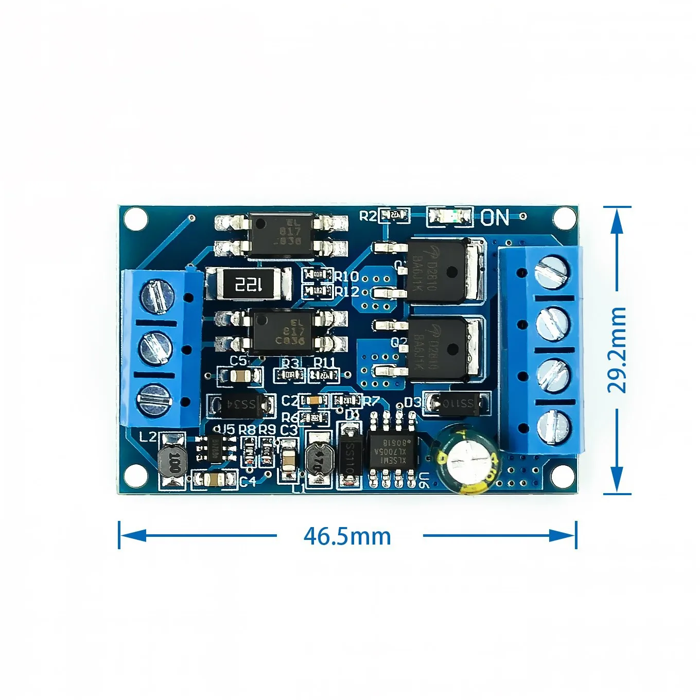 High-Power 600W MOS Tube FET Trigger Drive Module PWM Control High / Low Level Trigger Switch DC 4V-60V 5V 12V 24V