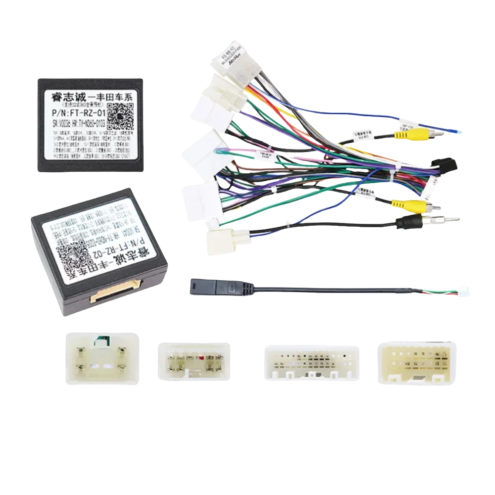 Canbus Box FT-RZ-01 FT-RZ-02 For Toyota Corolla/Camry/CHR /RAV4/ LAND CRUISER With Wiring Harness Power Cable Android Car Radio