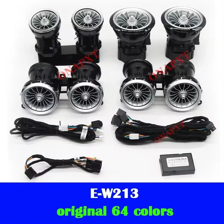 For Benz C/GLC/A/CLA/GLA/E/S/G For AMG W205 X253 W176 W117 W156 W213 W222 W464 Led Turbine Nozzle Ambient Light Air Vent Lamp image 3