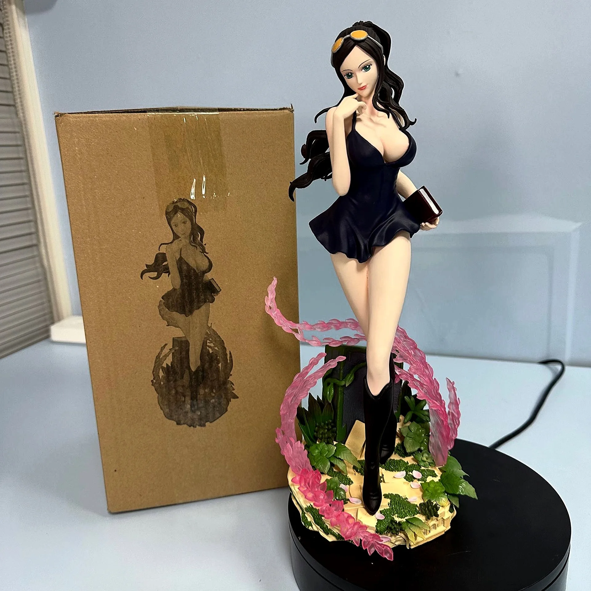 34cm One Piece Anime Figure Nico Robin Miss Allsunday Figurine Action Figure Pvc Gk Collection Statue Model Ornament Toys Gift