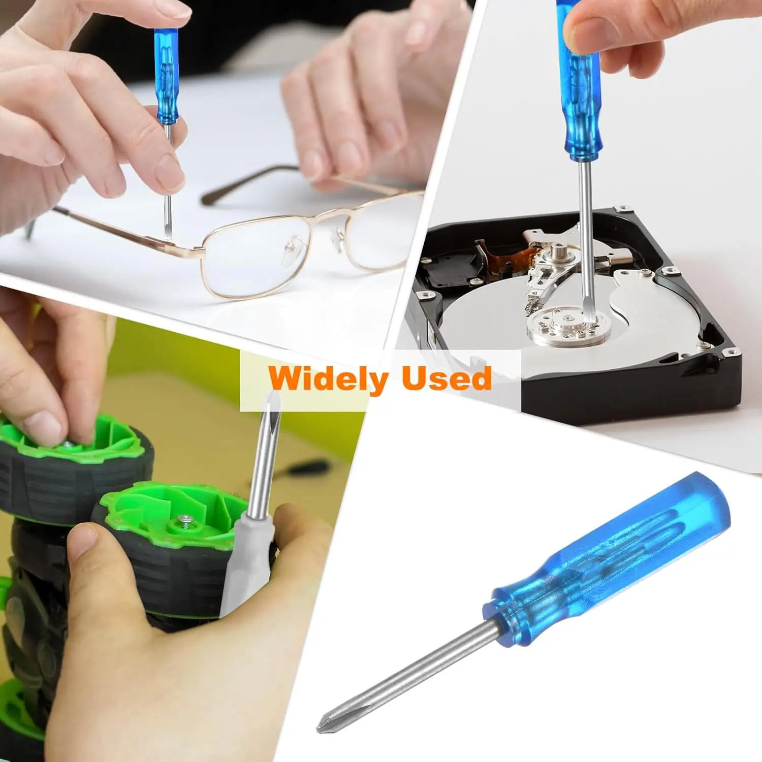 12/240pcs Phillips Slotted Cross Head Mini Screwdriver For Mobile Phone Laptop Xbox 360 Wireless Controller Repair Open Tool