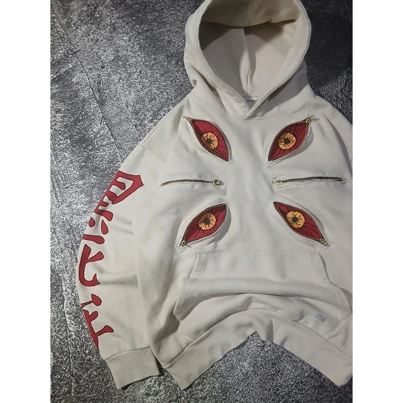 Six Eye Kokushibo Graphic Oversized Hoodies Gothic Casual Hoodie Sweatshirts Streetwear Harajuku Y2k Men Women Clothing