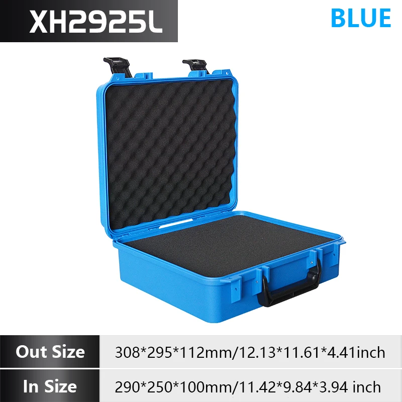 حقيبة أدوات محمولة شديدة التحمل مع صندوق أدوات بلاستيكي صناعي من الإسفنج الواقي المقوى مع بطانة إسفنجية ممتصة للصدمات #5