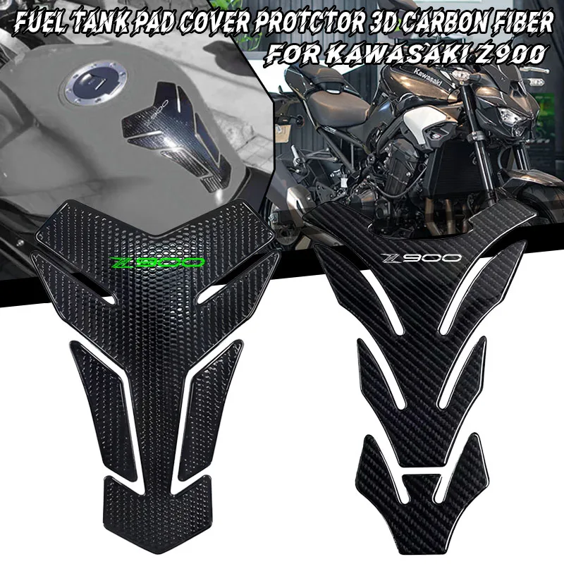3D Motorcycle Fuel Tank Sticker Oil Gas Cap Cover Protector Decals Kit Accessories Waterproof For Kawasaki Z900 z900 2022 2023