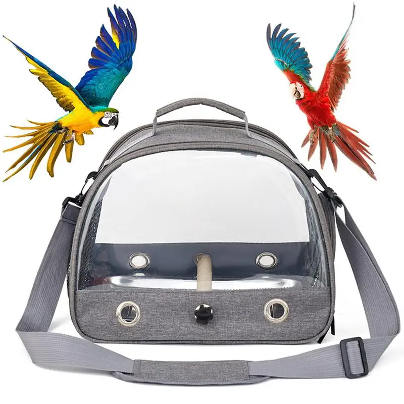 

Bird Travel Carrier Parrot Carrier Travel Bag Small Pet Carrier Bag Portable Breathable Travel Cage For Cockatiel Parrot Small