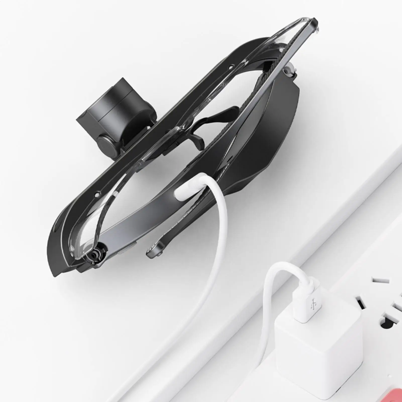 

Light Up Glasses Rechargeable Non-Slip Waterproof Headlamp Rechargeable Glasses With Lights For Camping Fishing Running Hiking