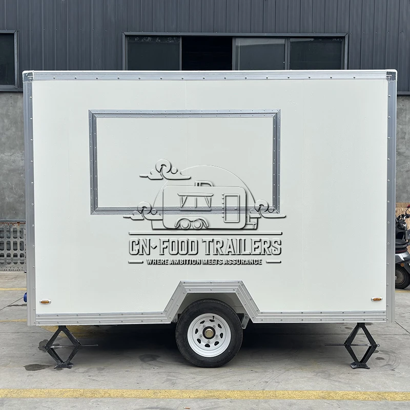 

CN Food Trailer Fully Equipped Food Truck Trailer Custom Size with Commercial Kitchen for Pizza Burger and Ice Cream
