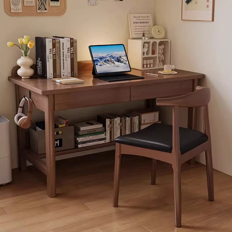 

Mid century wooden study desk Modern Luxury Elegant Design Computer desks Minimalist fashion bureau d'ordinateur room furniture