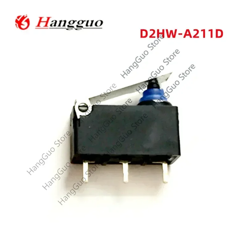 2PCS D2HW-A211D sealed waterproof dust button travel limit micro switch D2HW car door lock G303 3 feet With handle