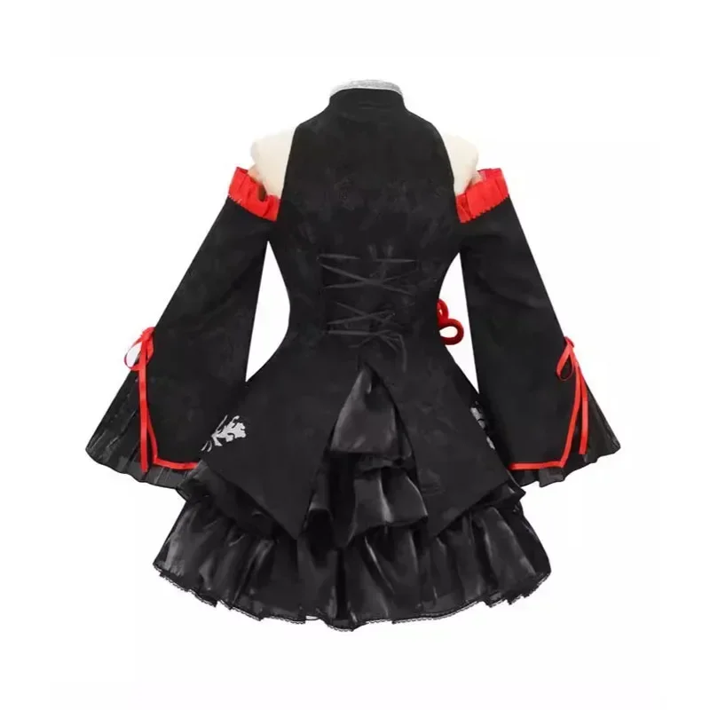 Miku moda Chinoiserie vestido trajes disfraz 39Cultura Miku Lolita lindo vestido de Anime mujeres niñas uniforme de Halloween conjunto peluca