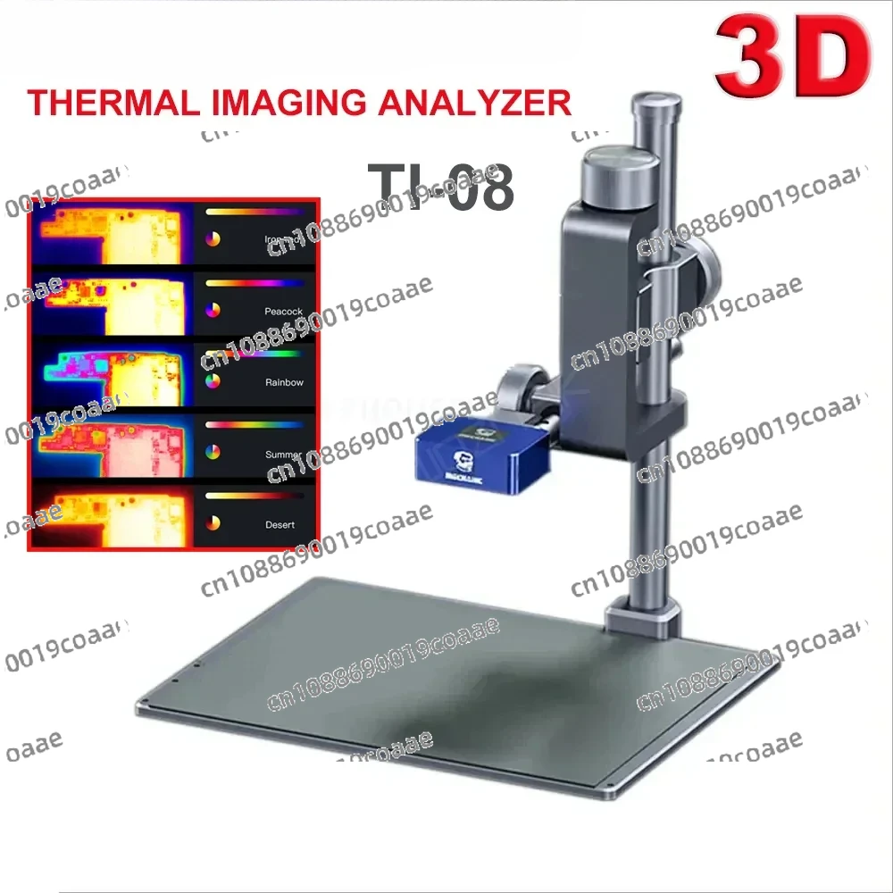 MECHANIC TI-08 3D Infrared Thermal Imaging Analyzer HD for Mobile Phone Motherboard PCB Fault Quick Check Instrument Tool