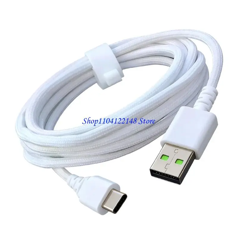 P9FA USB to Type C Mouse Cable Replacement Line Repair Wire Accessory for V2 /DeathAdder /Basilisk