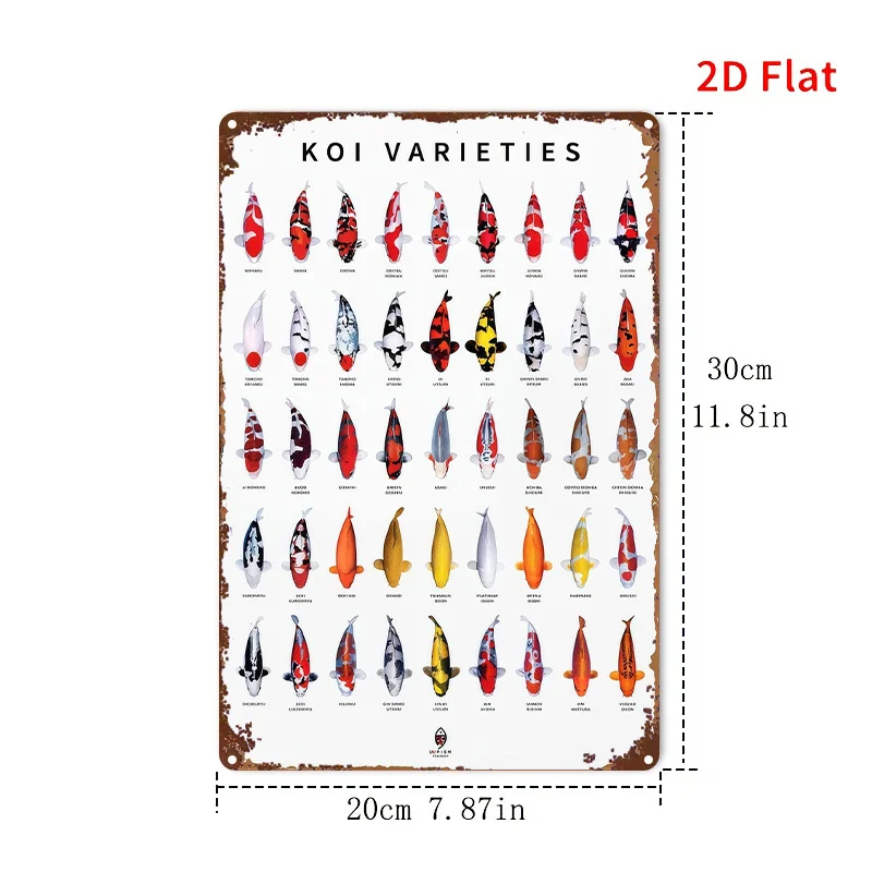 1pc Metal Sign, 2D Flat, 