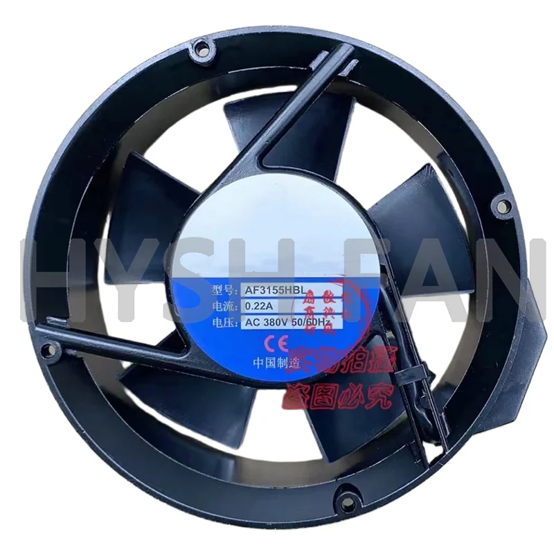 AF3155HBL AC380V 0.22A 17251 Chassis Axial Flow Cooling Fan