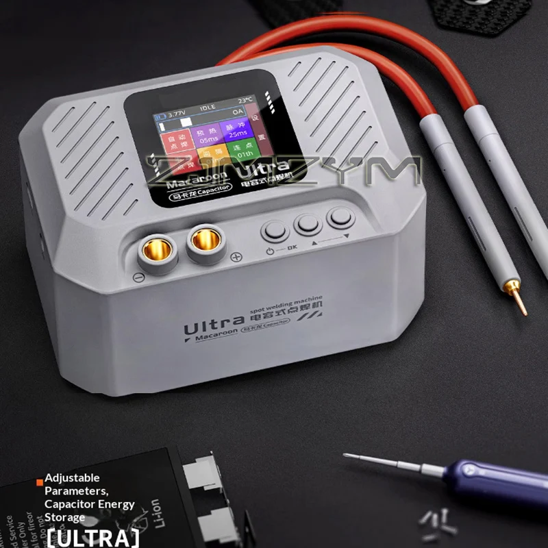 Macaron Ultra Capacitive Spot Welding Machine 5500W MAX Welding Repair Precise Battery Spot Welder