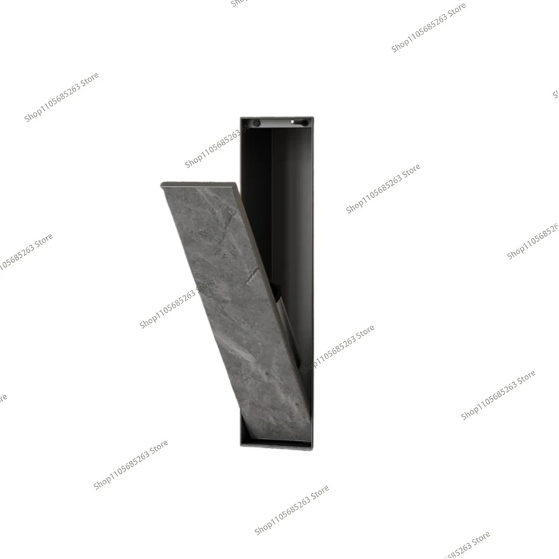 Stainless Steel Niche Bathroom Embedded Niche Toilet Brush Wall-Mounted Customizable