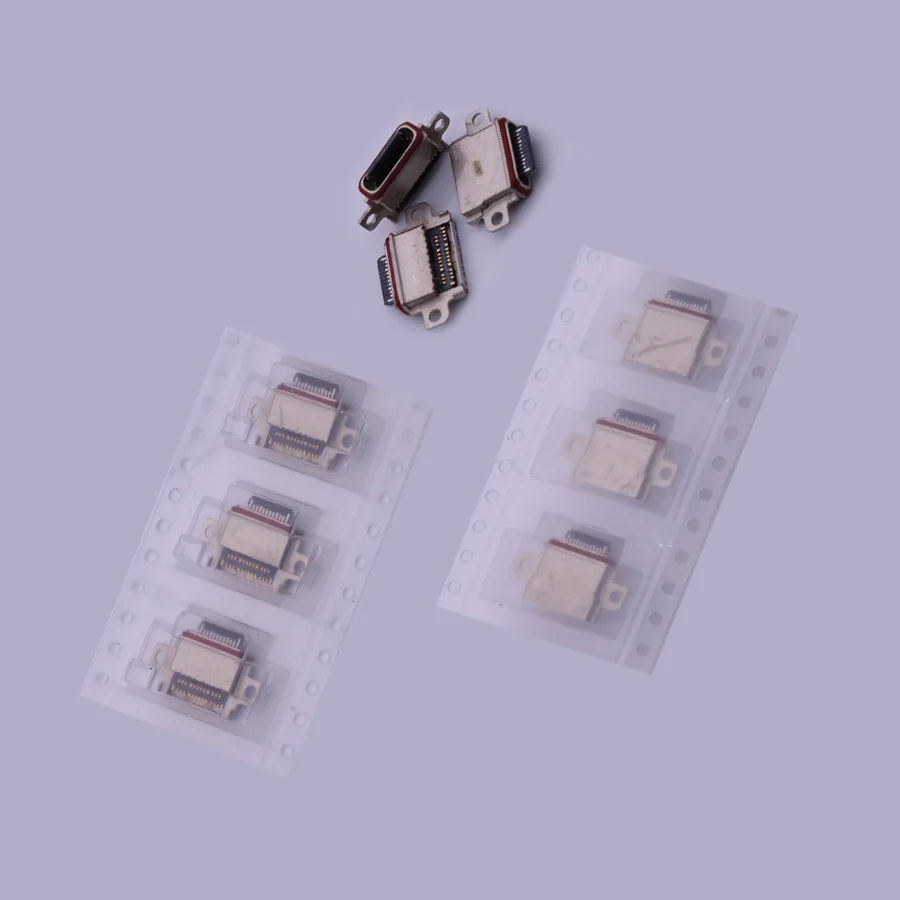 20 قطعة/الوحدة لسامسونج غالاكسي S10 S20 نوت 10 زائد S10e شاحن يو اس بي مايكرو USB شحن ميناء حوض مقبس توصيل