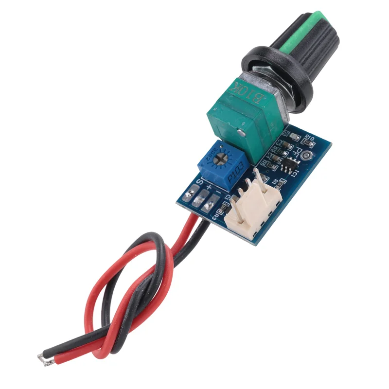 1 шт. ШИМ-контроллер скорости вентилятора 12 В постоянного тока, регулируемый 0%-100% с ручным переключателем, 4-проводной регулятор скорости вентилятора, шумоподавление