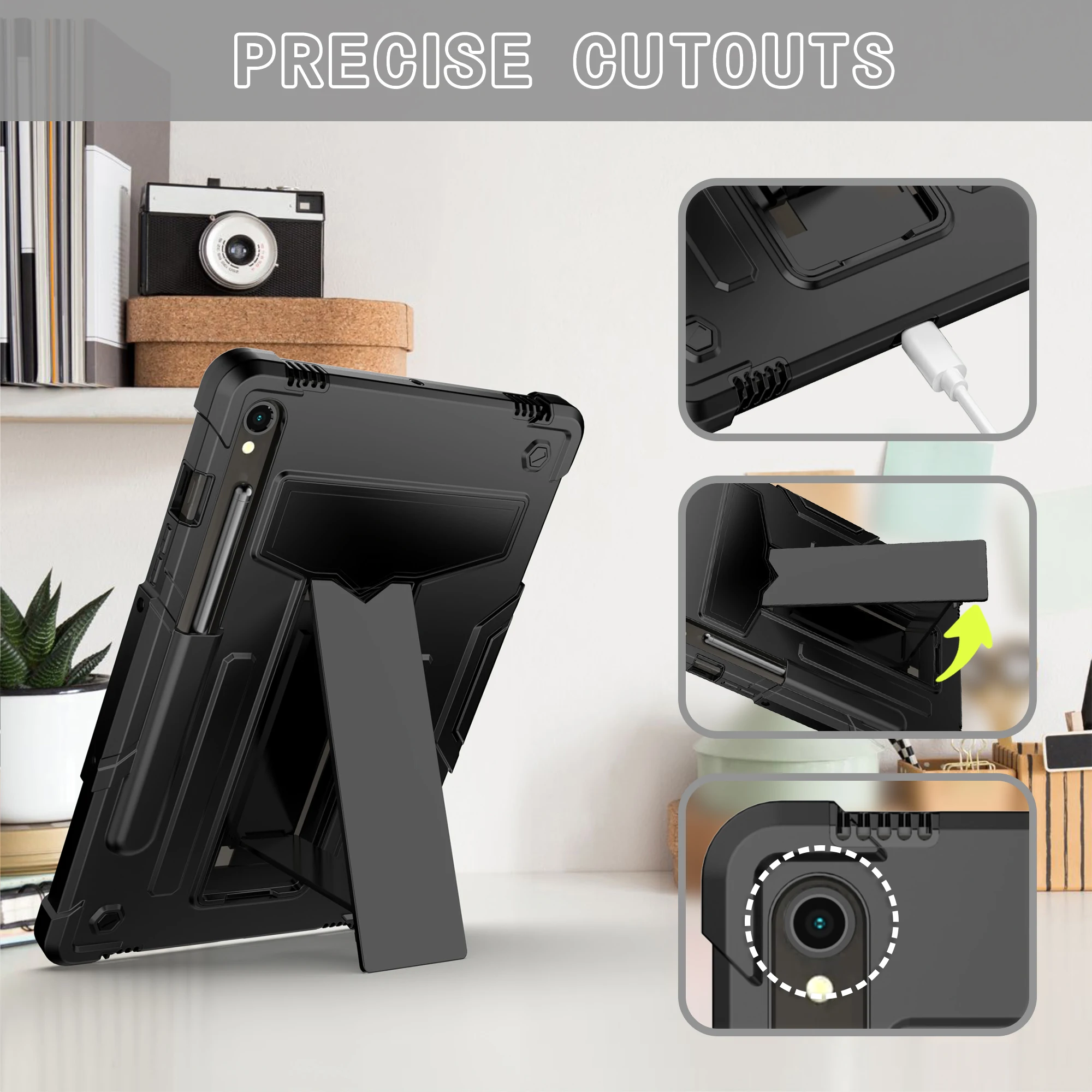 Case For Galaxy Tab S10 Lite 10.9inch 2025 released /S9 11inch 2023 Heavy Duty Shockproof Cover with kickstand/Pen Holder
