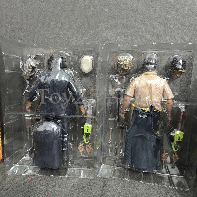 NECA 텍사스 전기 톱 대학살 50 주년 기념 Ultimate Pretty Woman Leatherface 액션 피규어 애니메이션 장난감 공포 컬렉션 선물