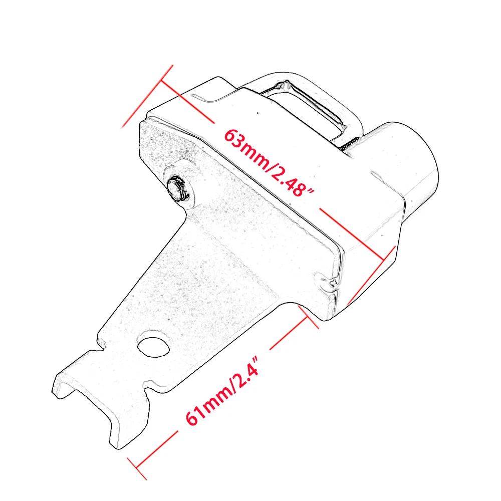 جديد 1 مجموعة دراجة نارية خوذة قفل هوك مقاوم للماء مكافحة سرقة الخوذ قفل الأمان لكاواساكي Z125 Z 125 z125 2019 2018-2021
