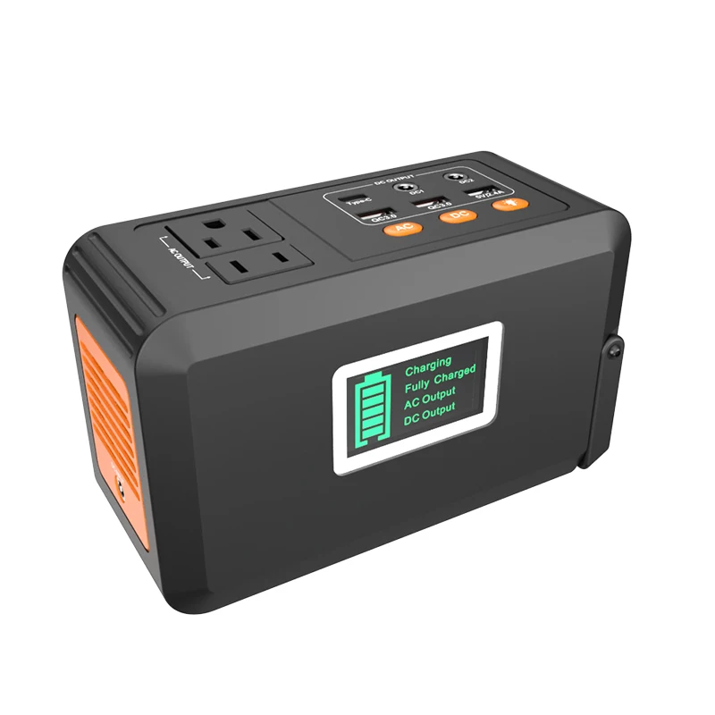 Generator Solar 3.7V/24000mAh/88Wh Portable Power Station For Large Battery Capacity Inverter Outdoor Camper Trailer