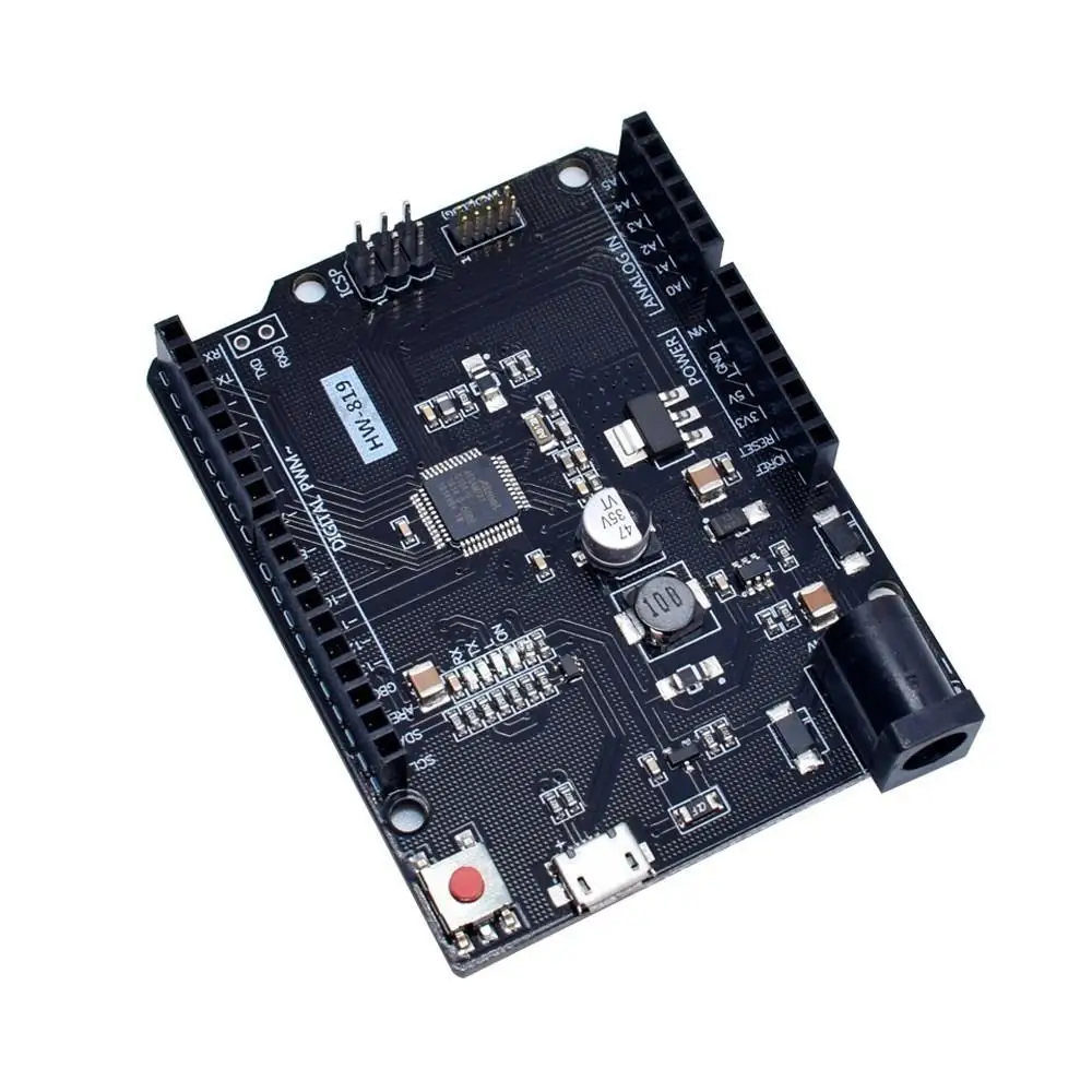 SAMD21 M0. 32-bit ARM Cortex M0 core. Compatible for Arduino Zero Development board