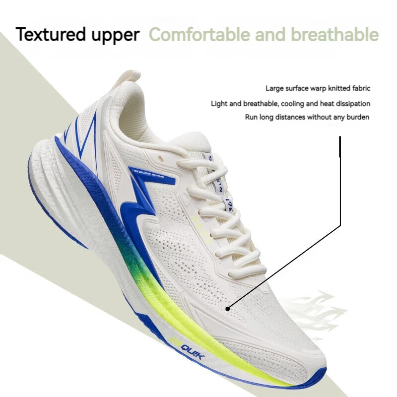 361 Degrees Running Shoes Men CarbonStride Flexible Antiskid Shock-absorbing Breathable Stable Cushioning Men Sneakers 672412211