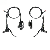 For V20 Fatbike E-bike Parts Front and Rear Hydraulic Disc Brakes Left and Right Hand Brakes with Oil Brake Set