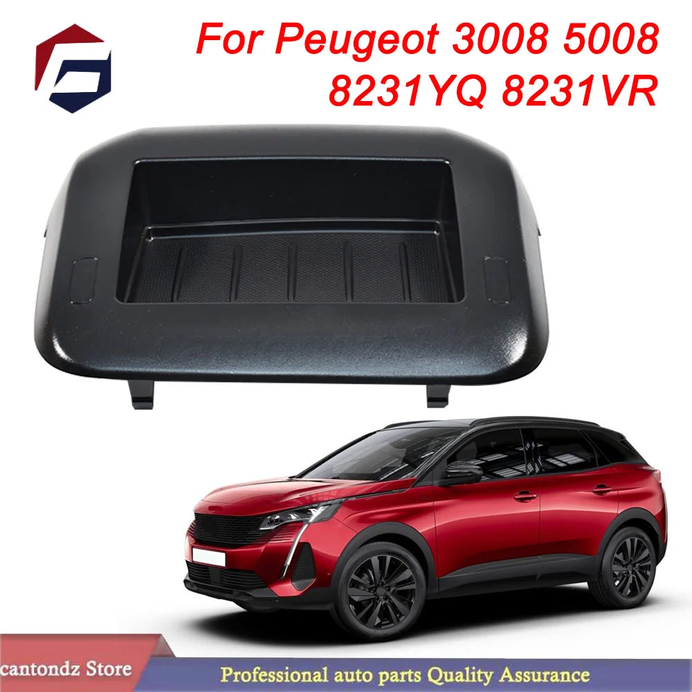 

Car Dashboard Sundries Box Center Console Storage Box Navigation Frame Middle Cover For Peugeot 3008 5008 OEM 8231YQ 8231VR