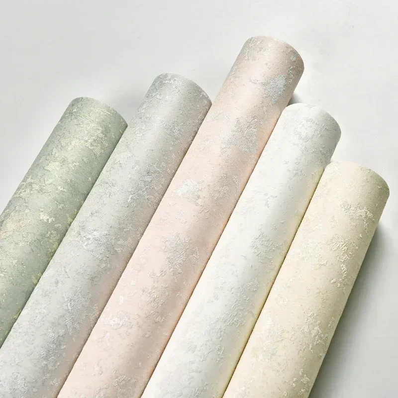 53cm*9m 3D Frosted Solid Color Self-adhesive Wallpaper Living Room Background Wall Wallpapers Waterproof Embossed Wallpaper