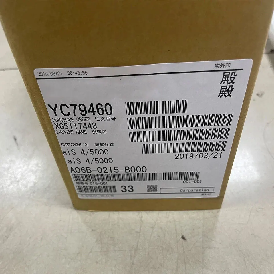 

Совершенно новый A06B-0215-B000 A06B-0215-B300 A06B-0215-B400 Гарантия один год