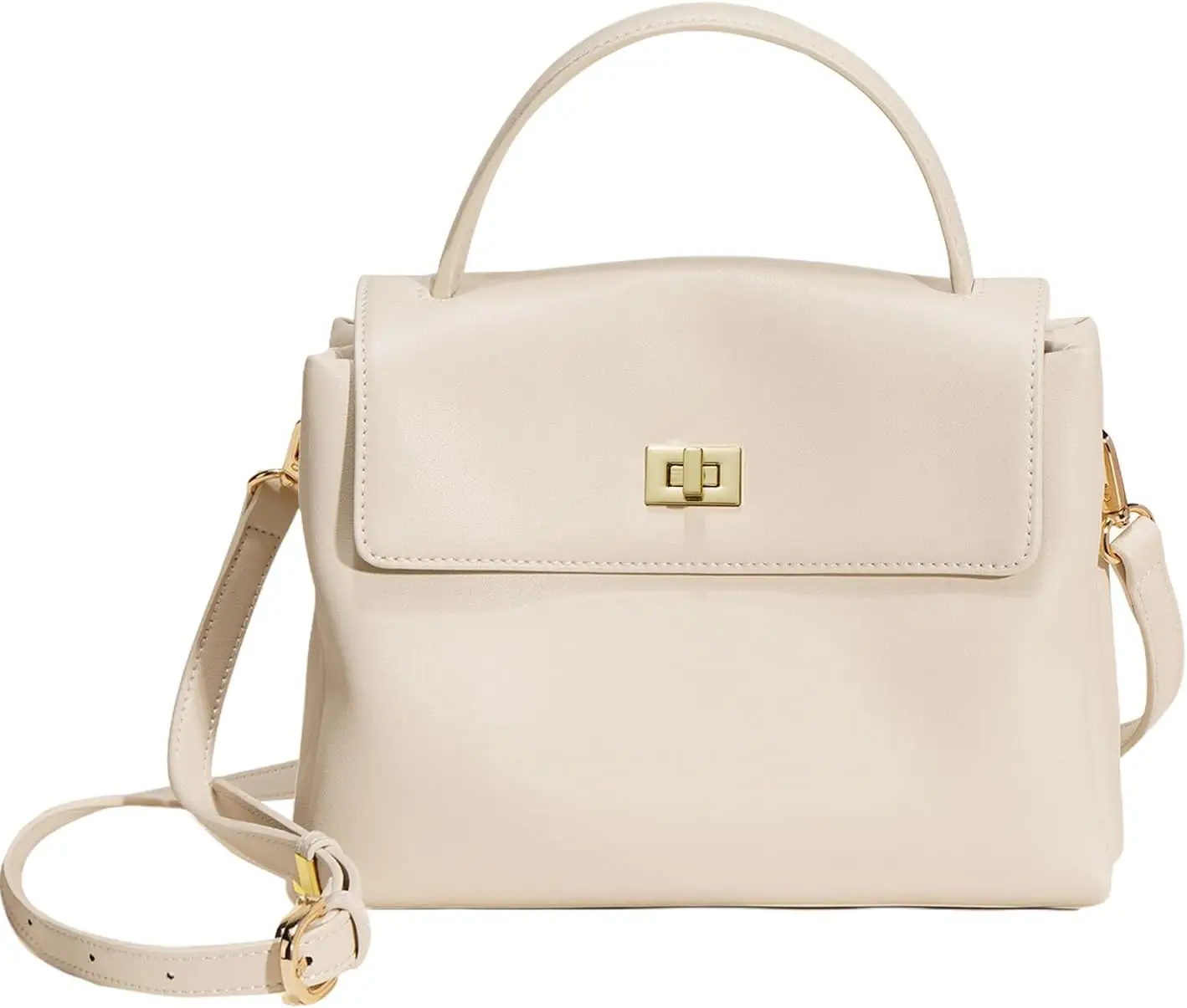 

Genuine Leather Purse for Women with Top Handle, Leather Satchel purse Crossbody Bags Handbag with Adjustable Strap