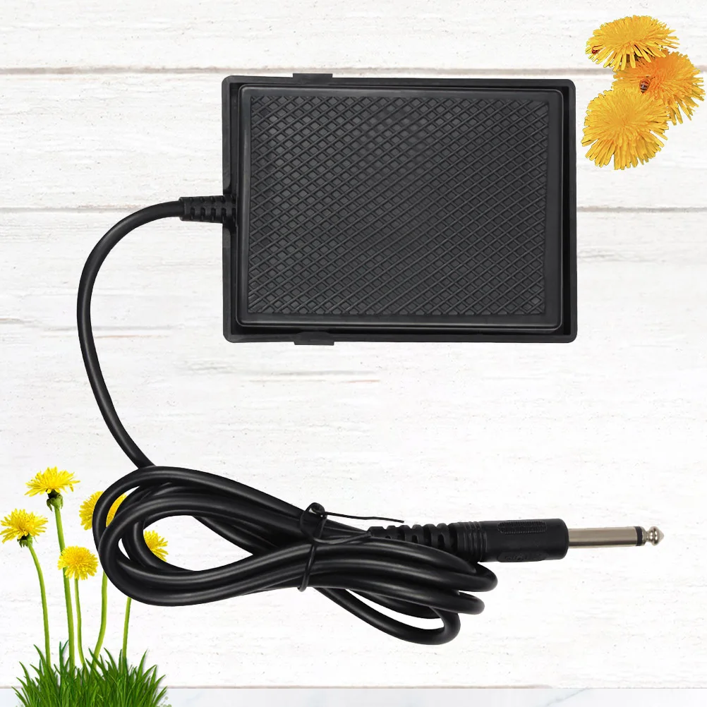 

1pc Abs Universal Sustain Pedal Non-Slip Durable Damper Pedal For Guitar Bass Keyboard Instrument Music Accessories